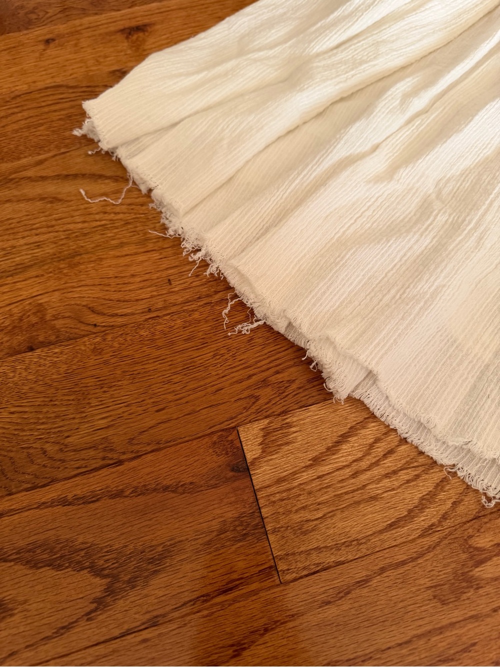 Cream Lace-Trim Cotton Dress by FREE PEOPLE - Picture 5 of 5